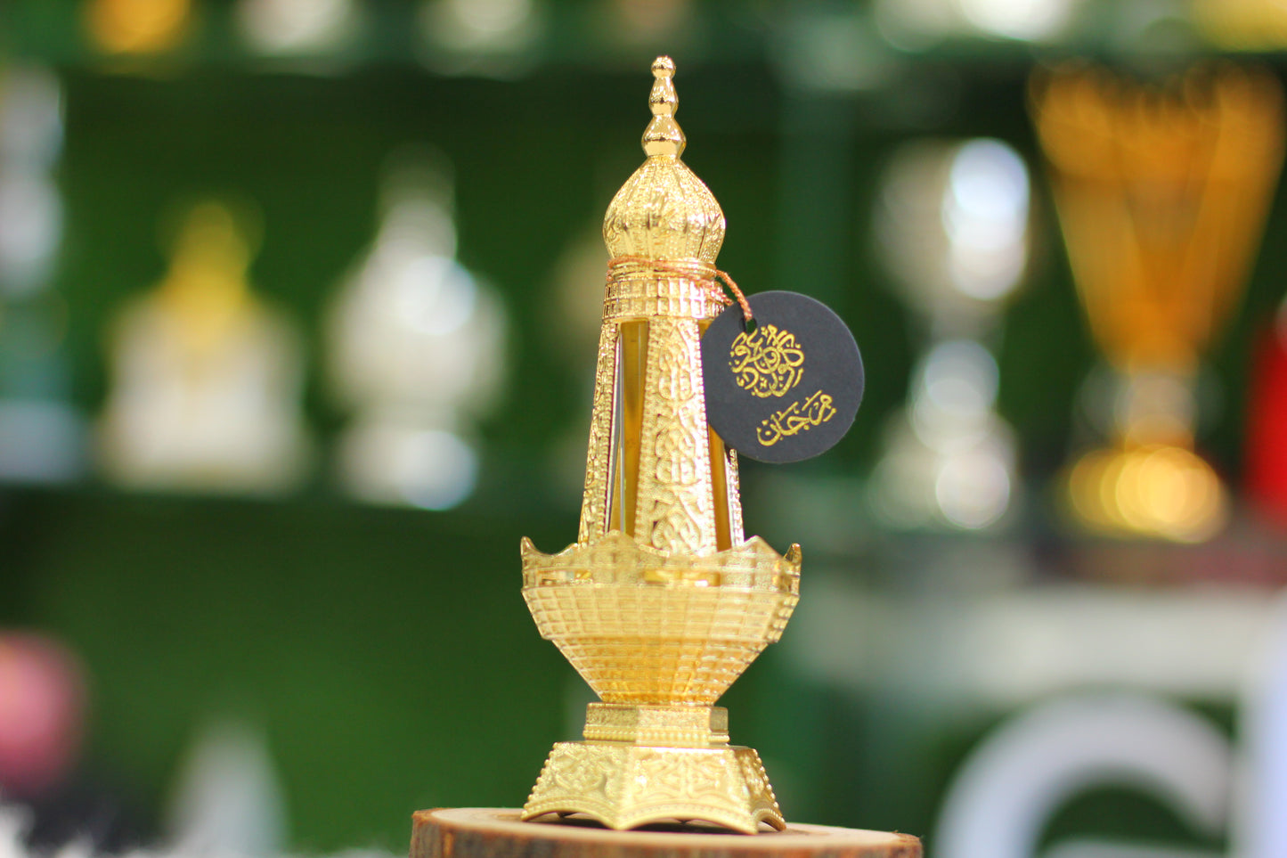 Marjan Attar with Fancy Bottle