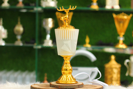 Golden Bahoor Burner - A Luxurious & Fragrant Incense Experience