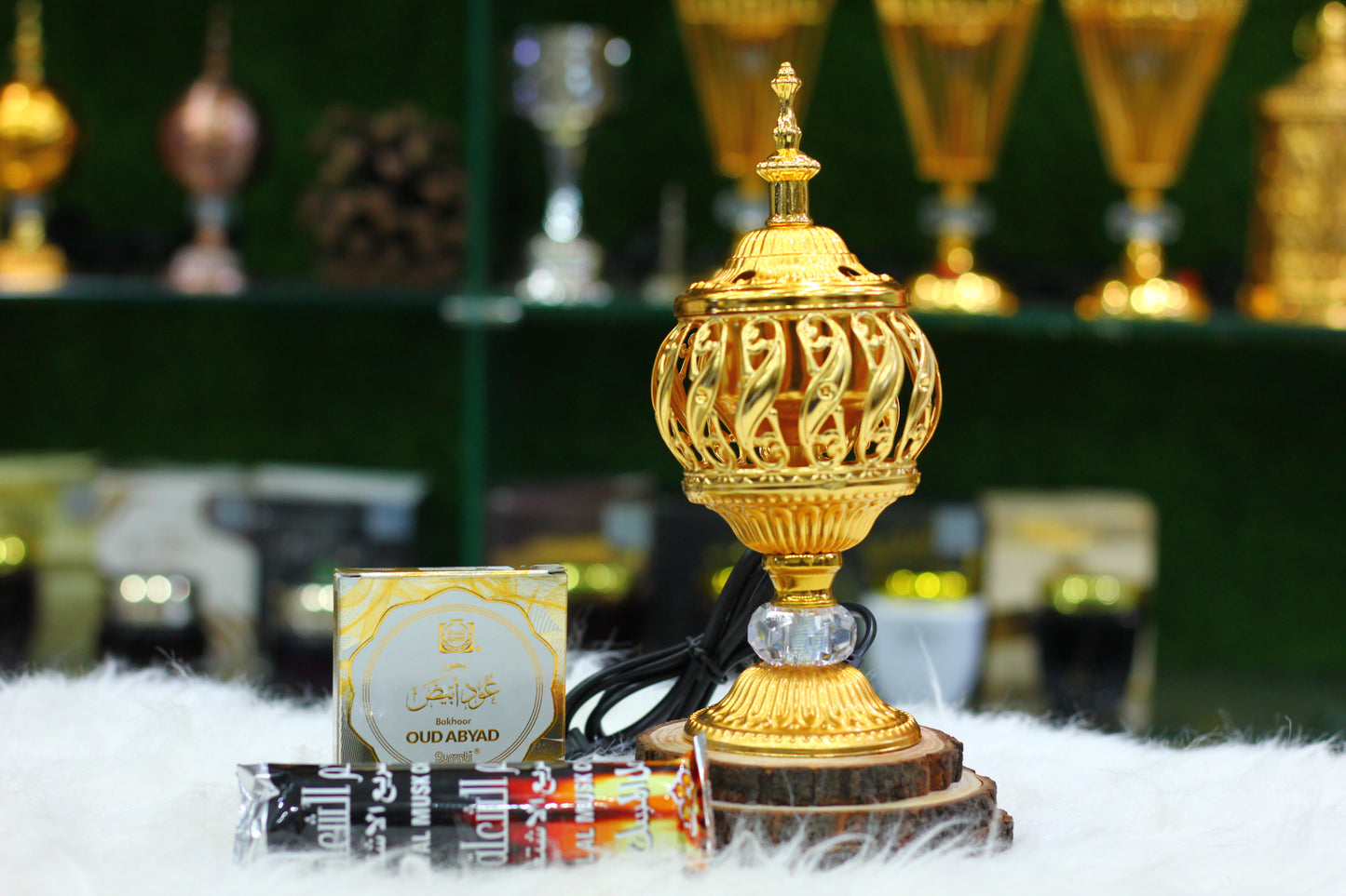 Golden Bahoor Burner Deal - A Luxurious Incense Experience