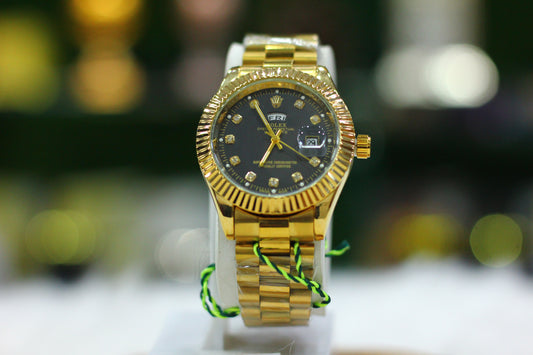 Rolex Golden Watch Master -  Stylish