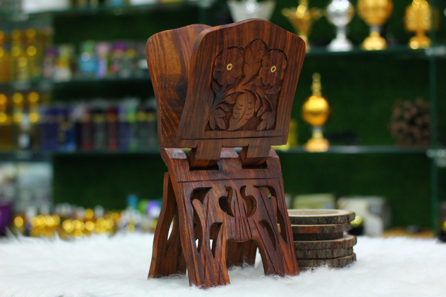 Wooden Quran Pak Rehal Small - A Timeless Treasure