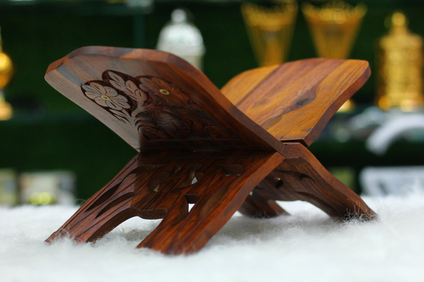 Wooden Quran Pak Rehal Small - A Timeless Treasure