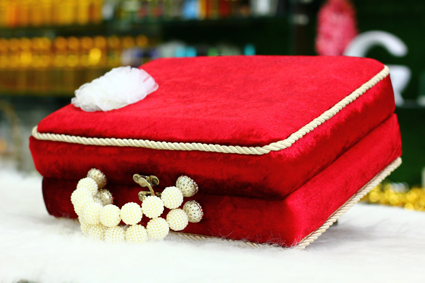 Red Antique Handmade Quran with Box - A Priceless Treasure of Spiritual Significance