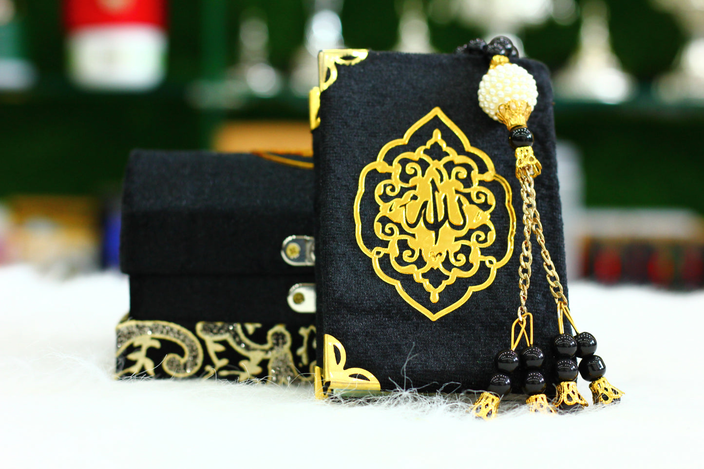Mini Box and Quran Pak with Tasbih Counter - A Compact and Convenient Package for Your Spiritual Journey