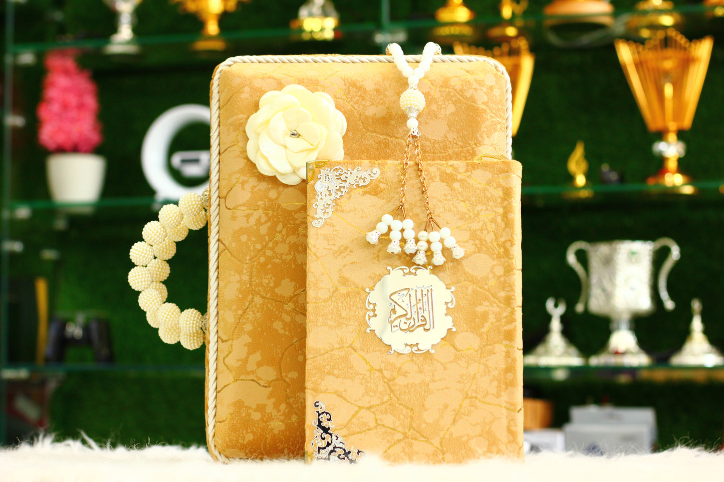 Skin Lightning Print Briefcase Box Quran - A Unique and Elegant Way to Carry Your Faith