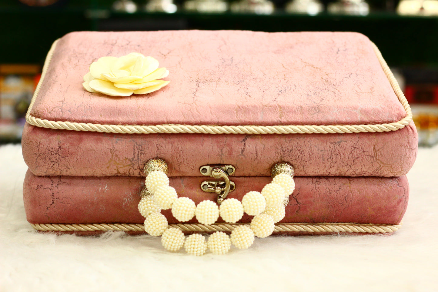 Pink Lightning Print Briefcase Box Quran A Sweet and Stylish Way to Carry Your Faith