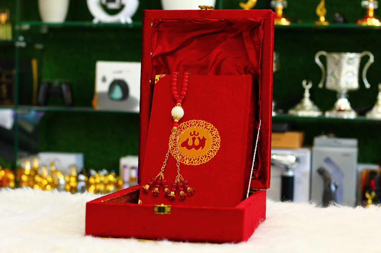 Red Quran with Box - A Bold and Elegant Way to Treasure Your Faith