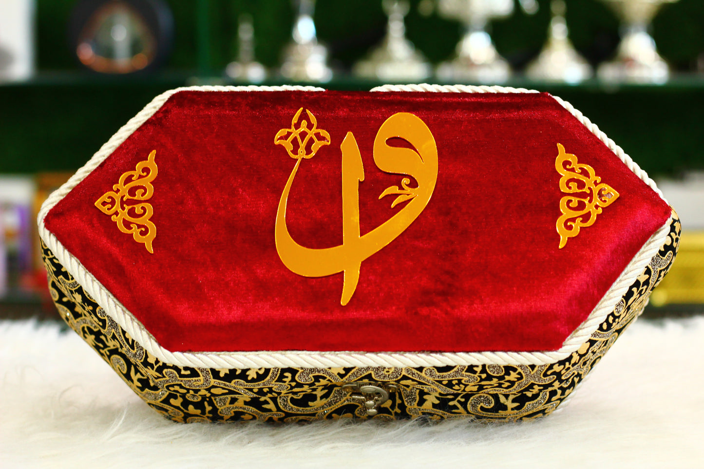 Red Quran Pak with Stylish Box - A Bold and Sophisticated Way to Carry Your Faith