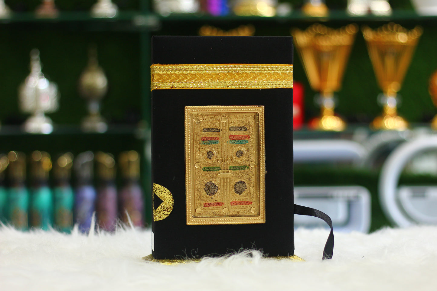 Ghilaf-e-Kaba Design Quran Pak with Premium Cover