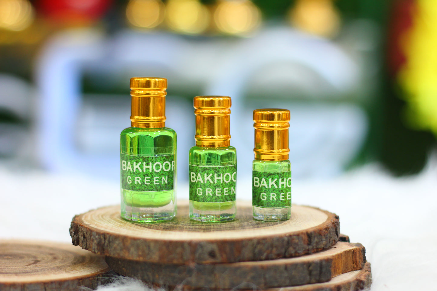 Bahoor Green Attar - Fresh & Energizing Fragrance Oil