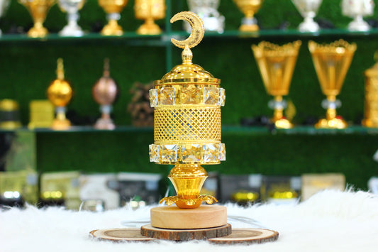 Golden Light Bahoor Burner - A Luxurious & Fragrant Incense Experience