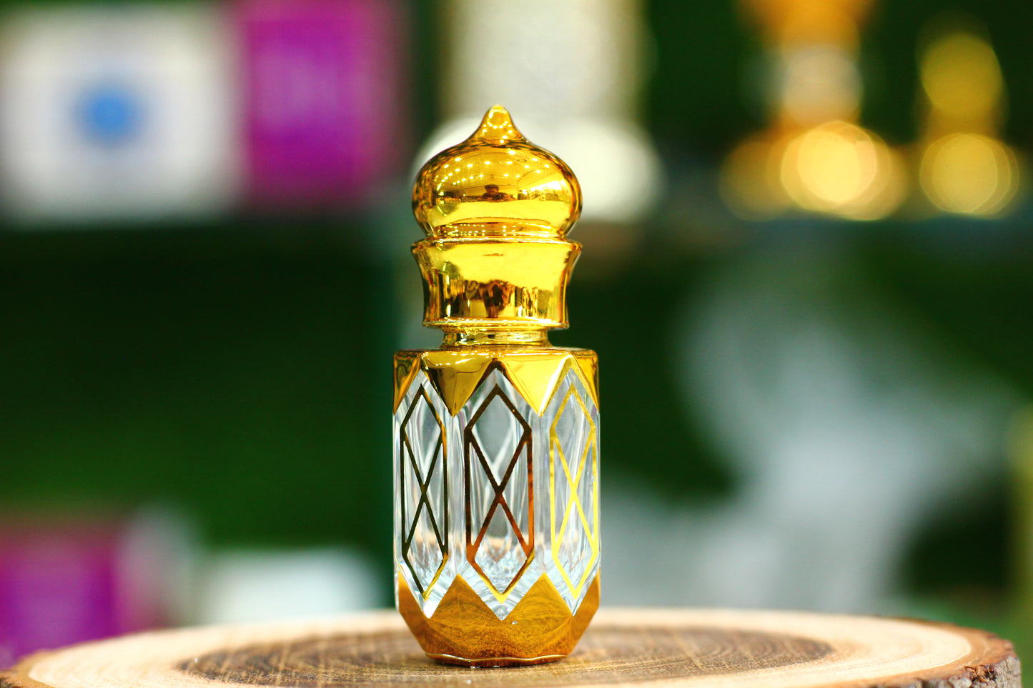 Fancy Empty Attar Bottle - Beautiful Blank Bottle